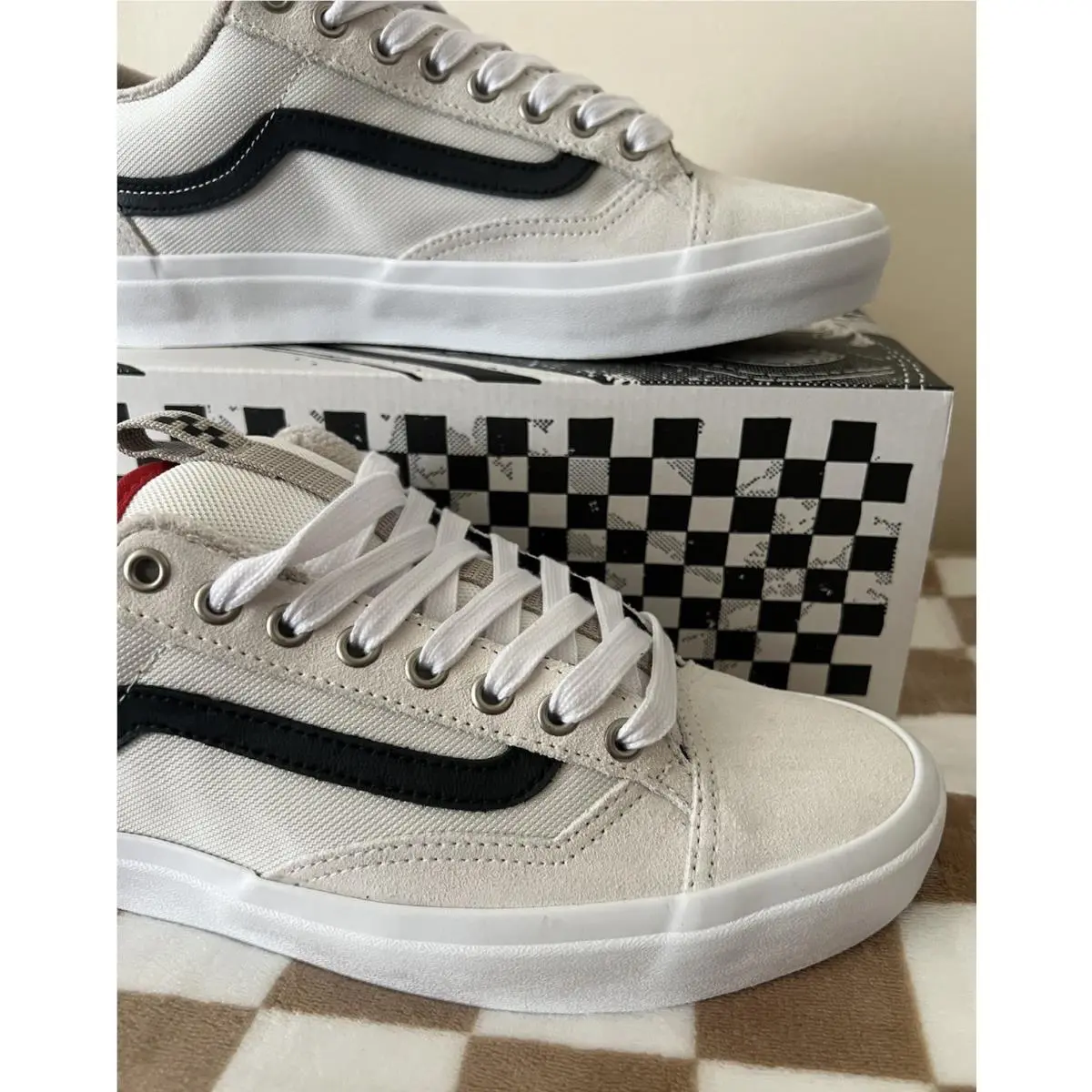Vans shoes - VANS Old Skool - Old Skool - VN000D5RZHJ - Antique White/Black 2