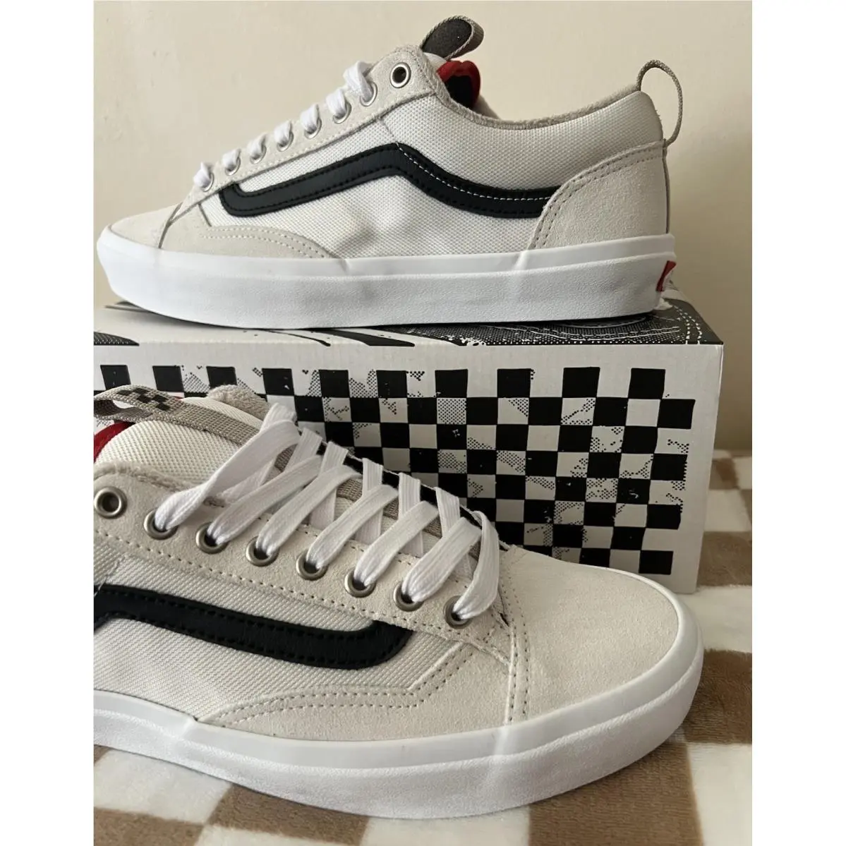 Vans shoes - VANS Old Skool - Old Skool - VN000D5RZHJ - Antique White/Black 3