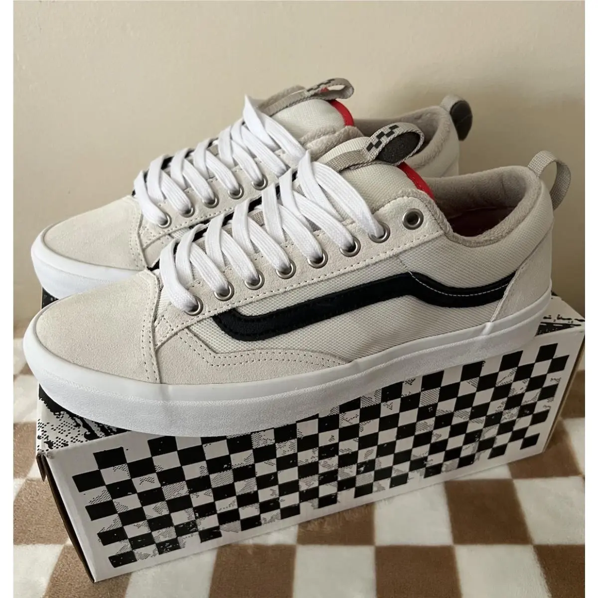 Vans shoes - VANS Old Skool - Old Skool - VN000D5RZHJ - Antique White/Black 7