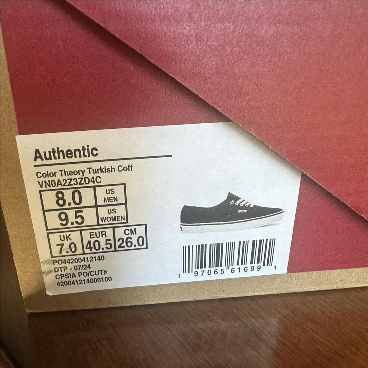 Vans shoes - VANS Authentic - Authentic - VN0A2Z3ZD4C - Brown (UPC: 0197065616991) 4