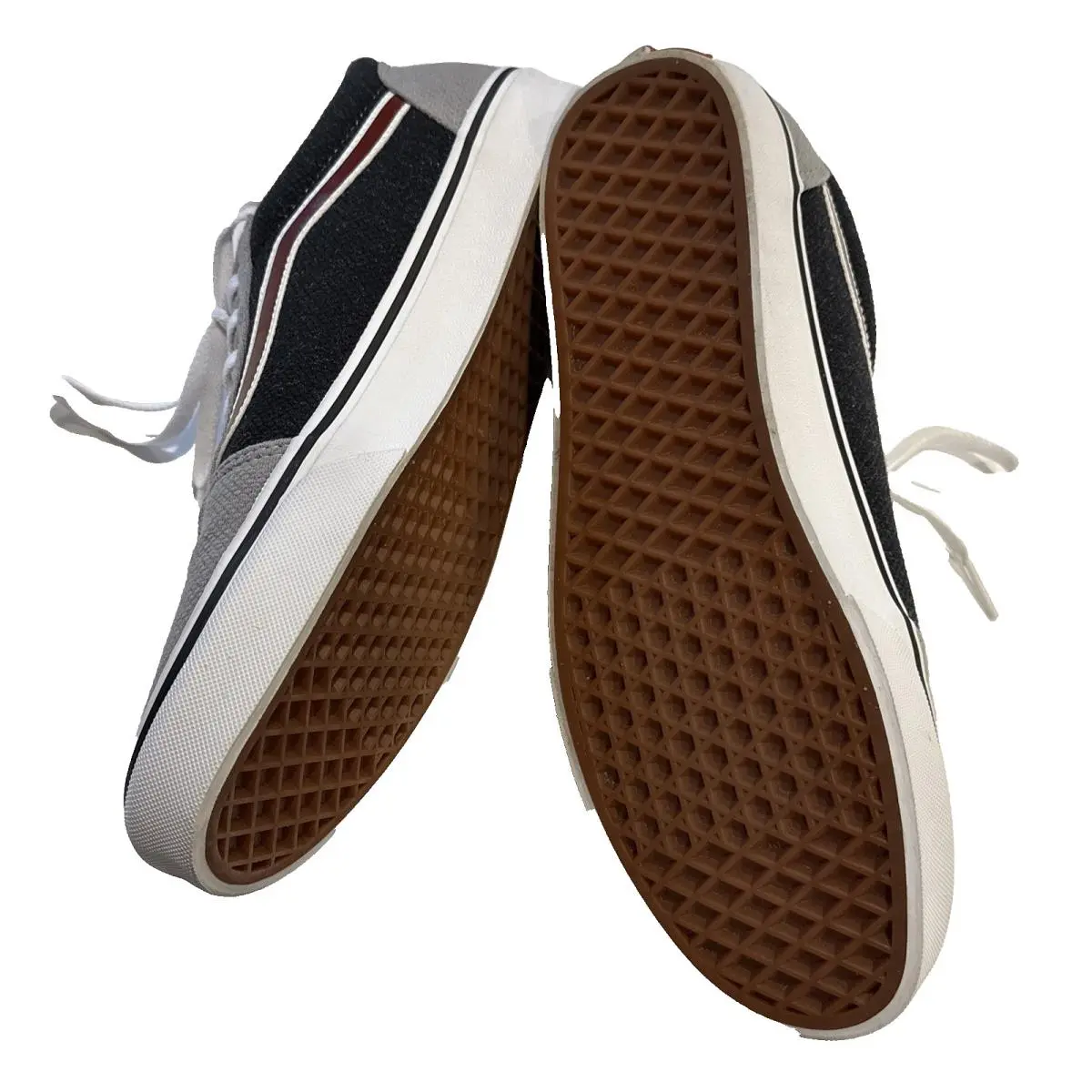 Vans shoes - Vans Ward - Ward - Navy and Grey with Burgundy Stripe 19