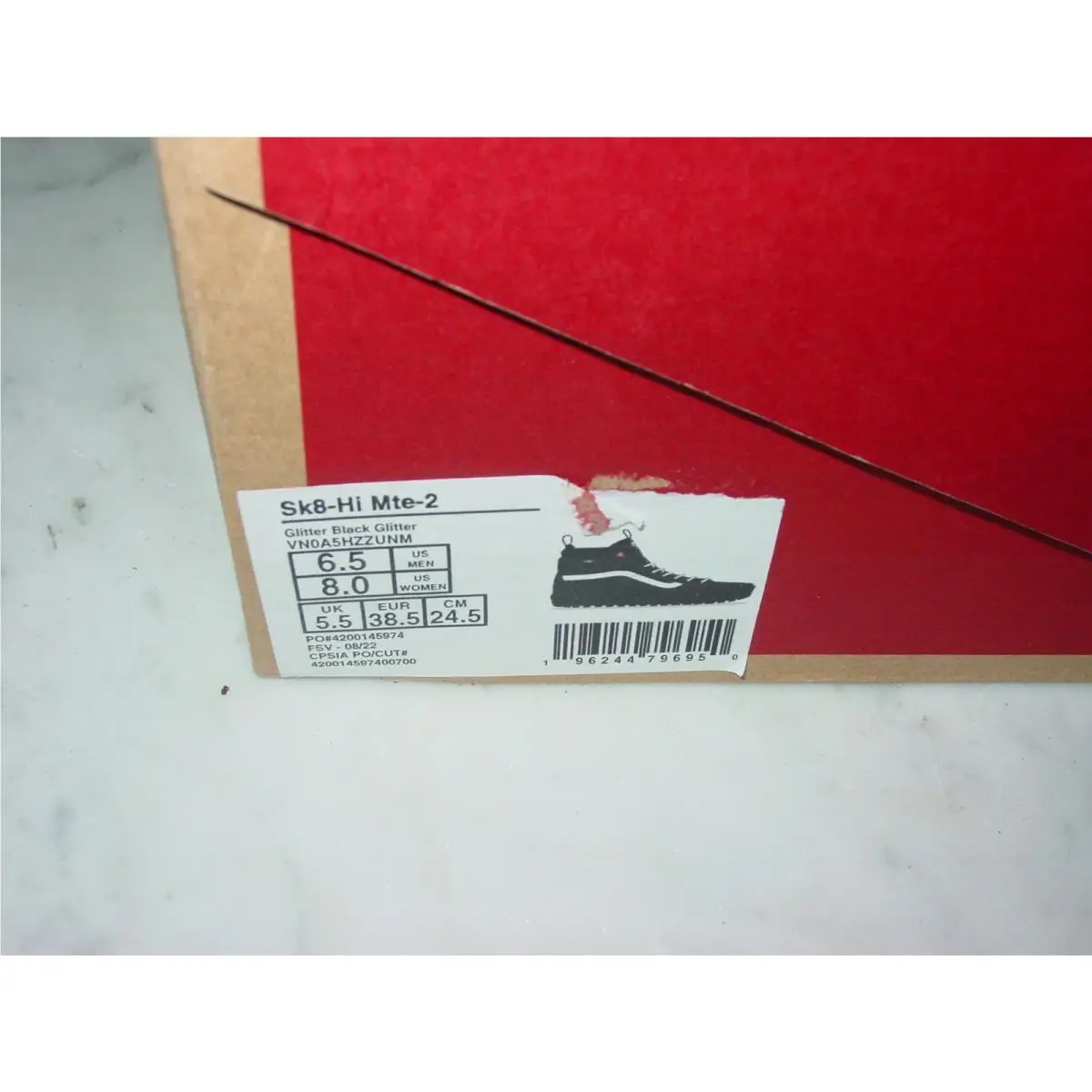 Vans shoes - VANS Sk8-Hi Mte - Mte - VN0A5HZZUNM - Black (UPC: 196244796950) 0