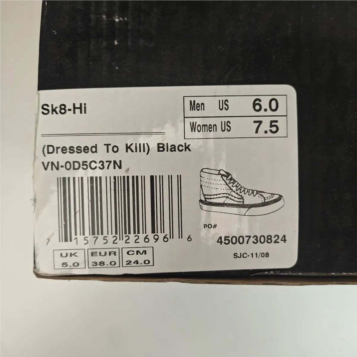 Vans shoes - VANS Sk8-Hi - Black 7