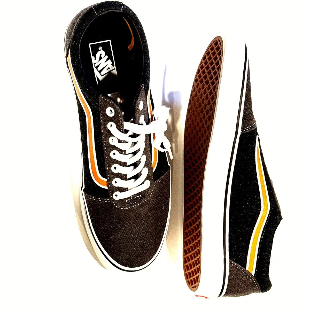 Vans shoes - Vans Ward - Ward - Dark Grey Block with Brown Stripe 13