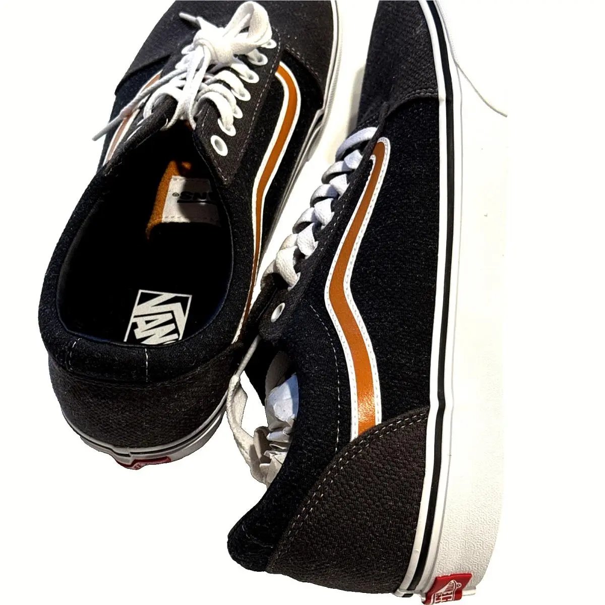 Vans shoes - Vans Ward - Ward - Dark Grey Block with Brown Stripe 19