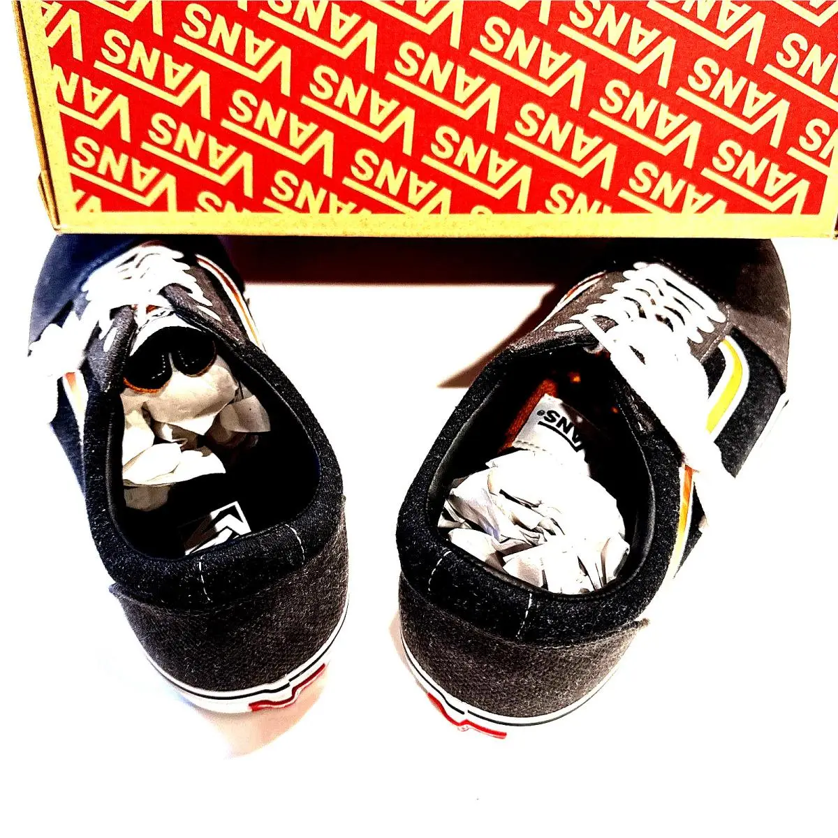 Vans shoes - Vans Ward - Ward - Dark Grey Block with Brown Stripe 7