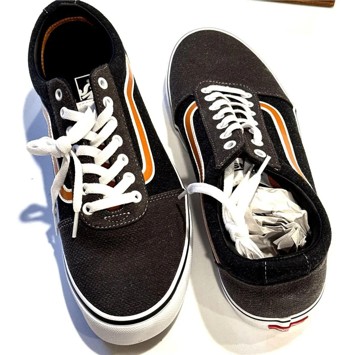 Vans shoes - Vans Ward - Ward - Dark Grey Block with Brown Stripe 20