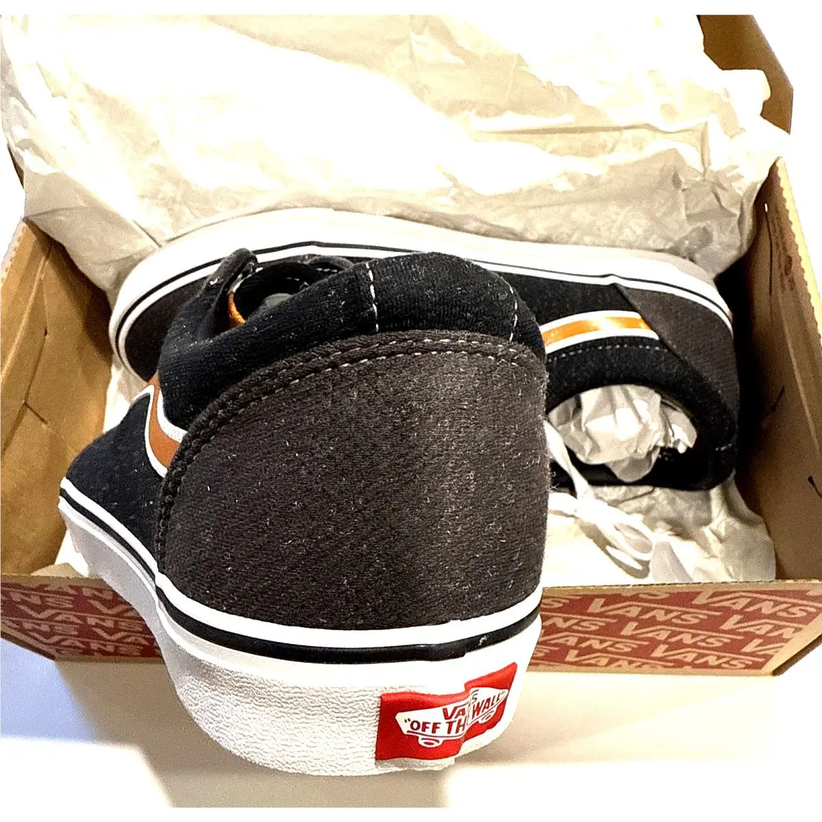 Vans shoes - Vans Ward - Ward - Dark Grey Block with Brown Stripe 2