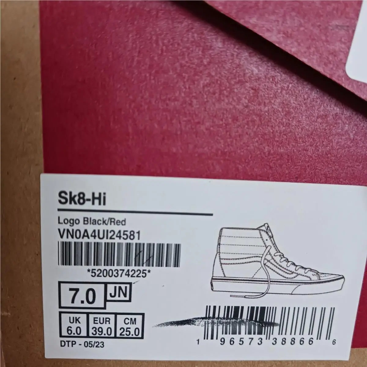 Vans shoes - Vans Sk8-Hi - Black 5
