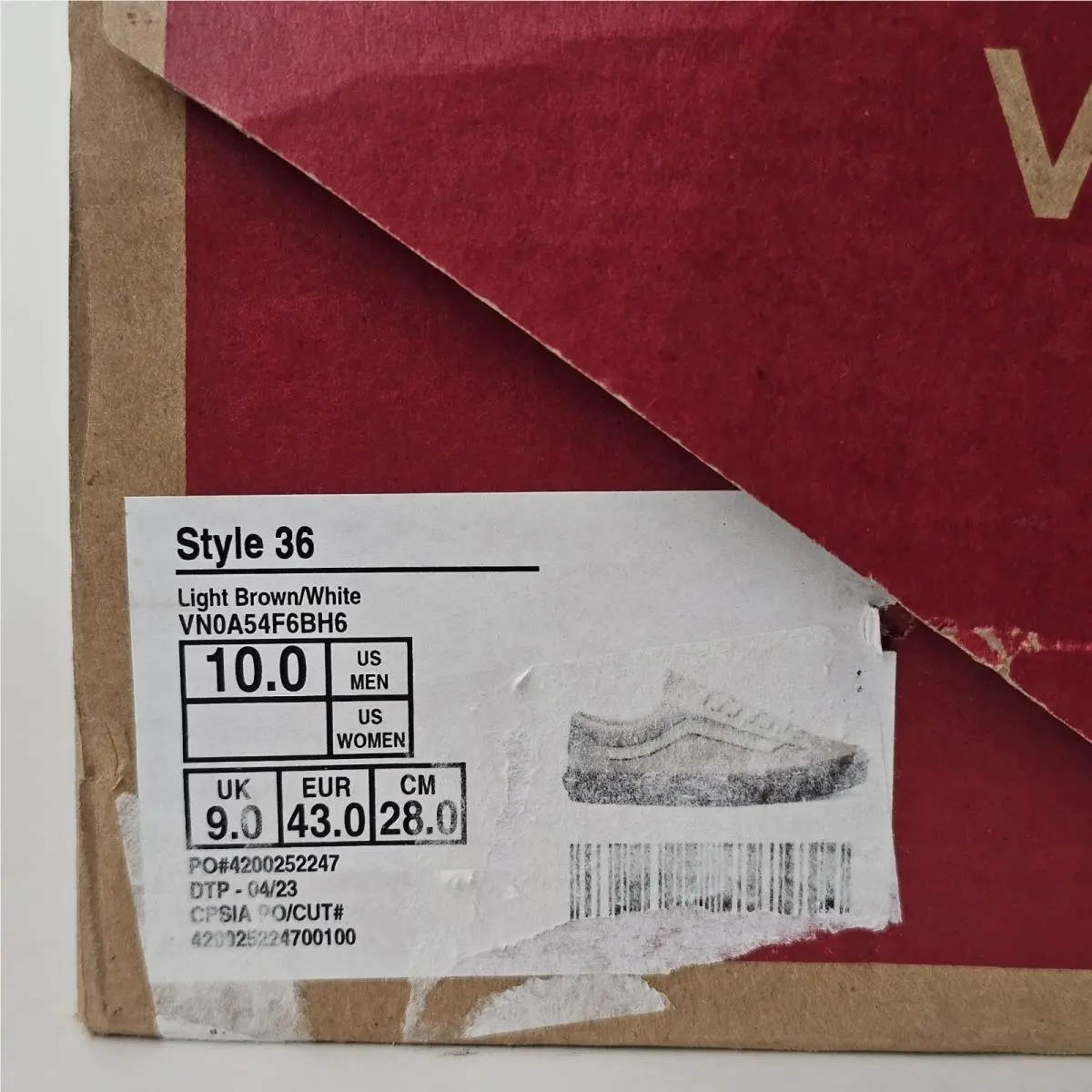 Vans shoes - VANS Style 36 - Style - Brown (UPC: 192485544251) 8
