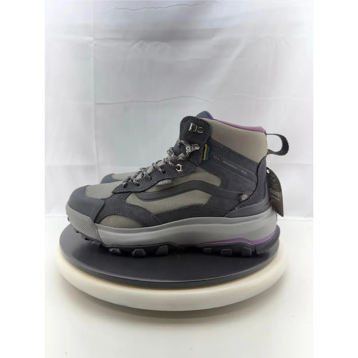 Vans Mte Crestline Womens Size 9 Grey Purple Waterproof Hiking Boots Shoes