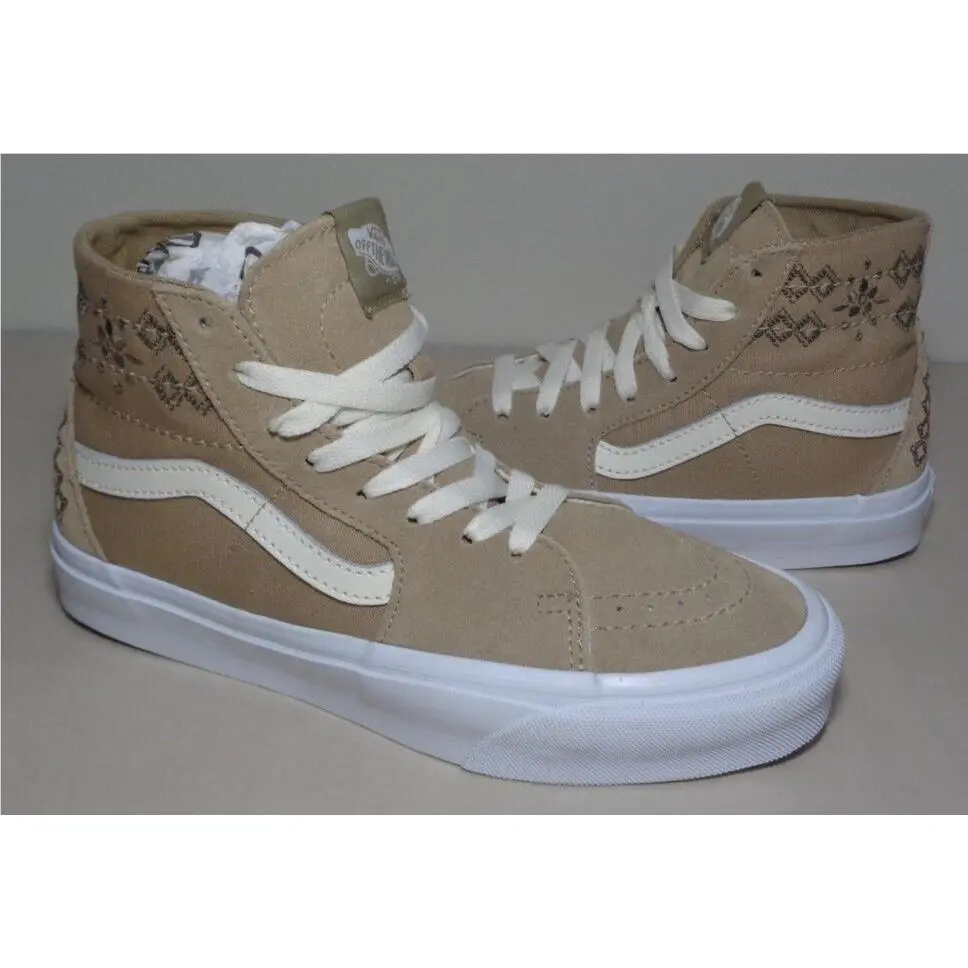 Vans Size 6 M Sk8-Hi Tapered Beige / White Sneakers Men`s Shoes