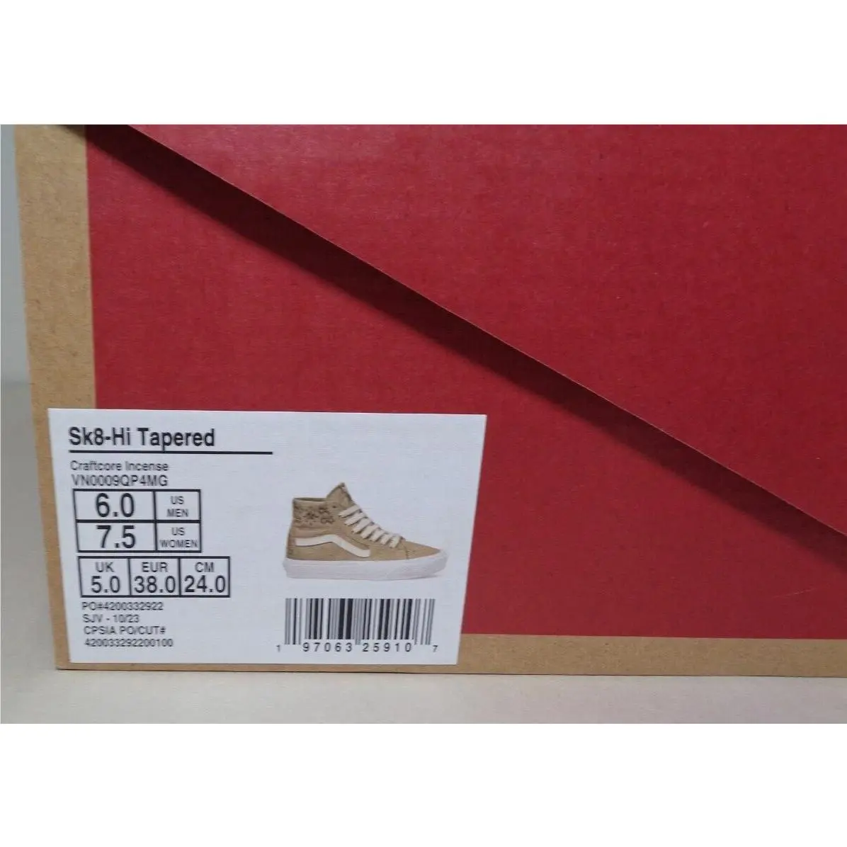 Vans shoes - Beige/White (UPC: 197063259107) 17