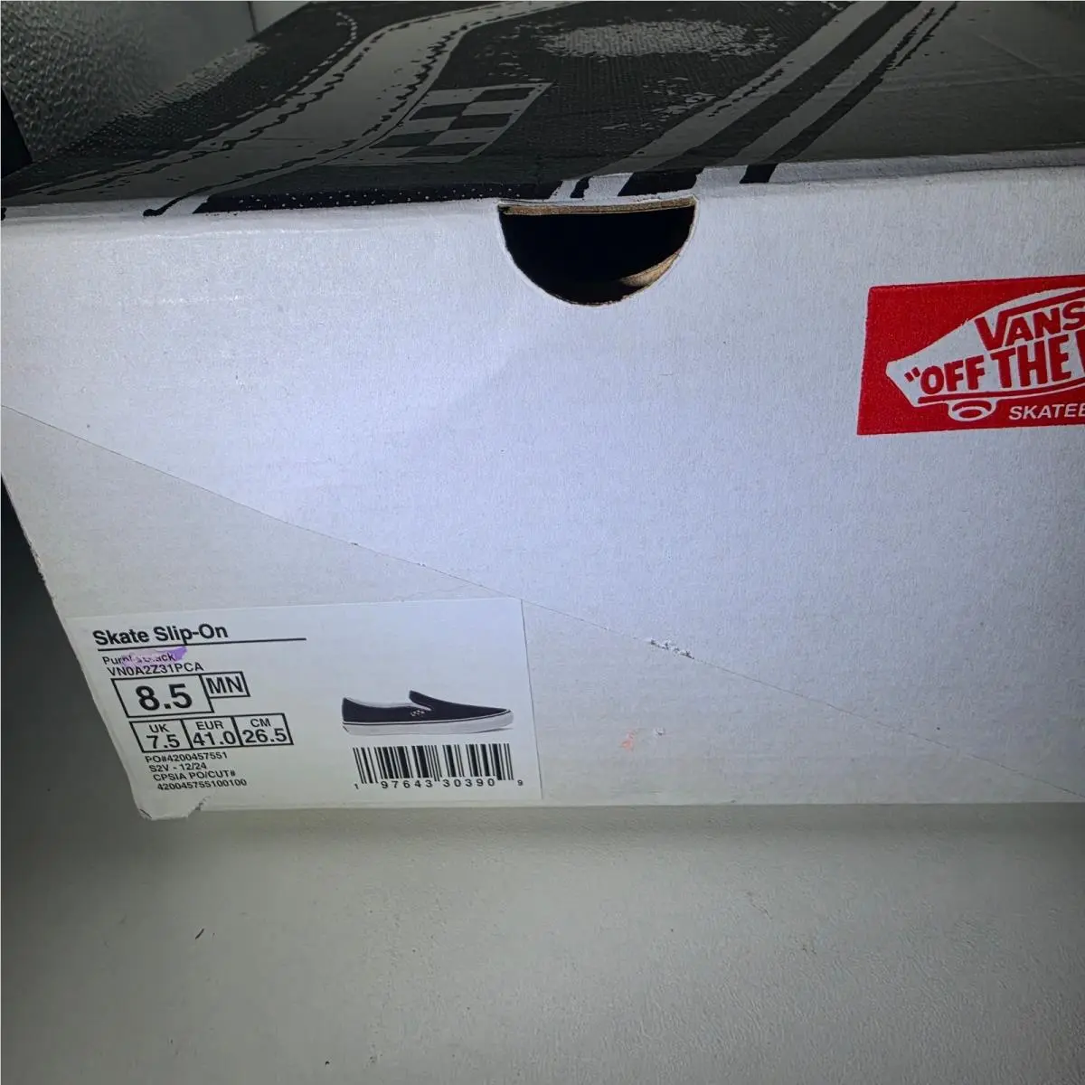 Vans shoes - Skate Slip-On - Skate - Purple 10