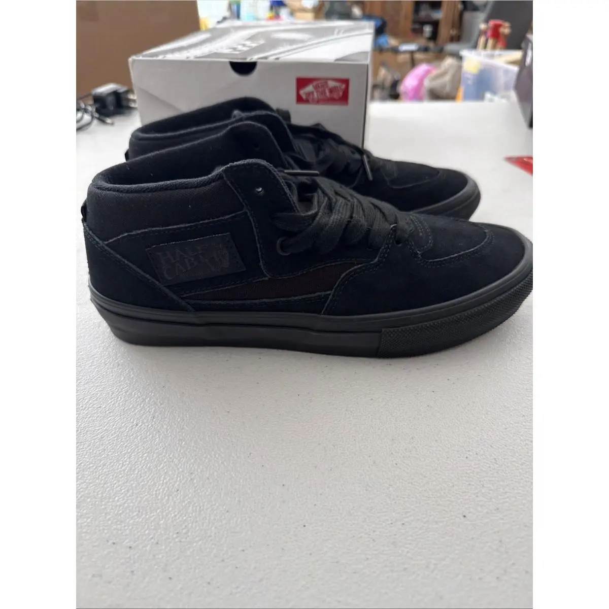 Size 8 - Vans Skate Half Cab Black