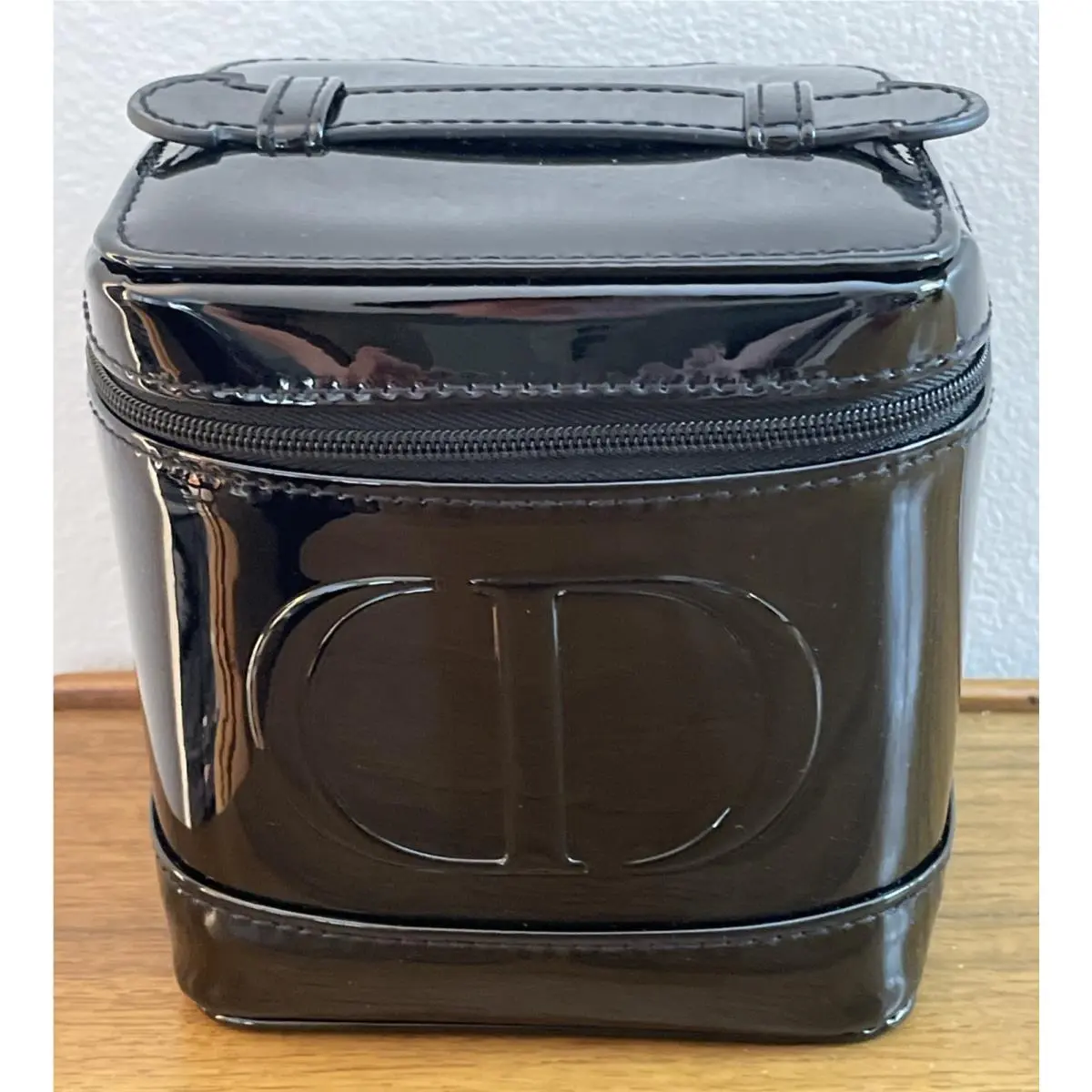 Dior Beauty Black Vanity Cosmetic Case / Bag Limited Edition