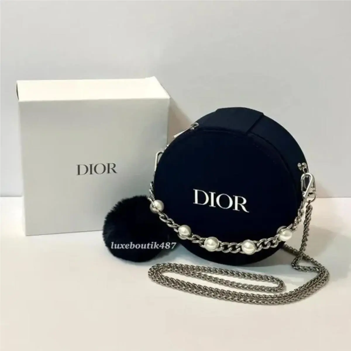 Dior Beauty Cosmetic Make up Pouch Evening Bag