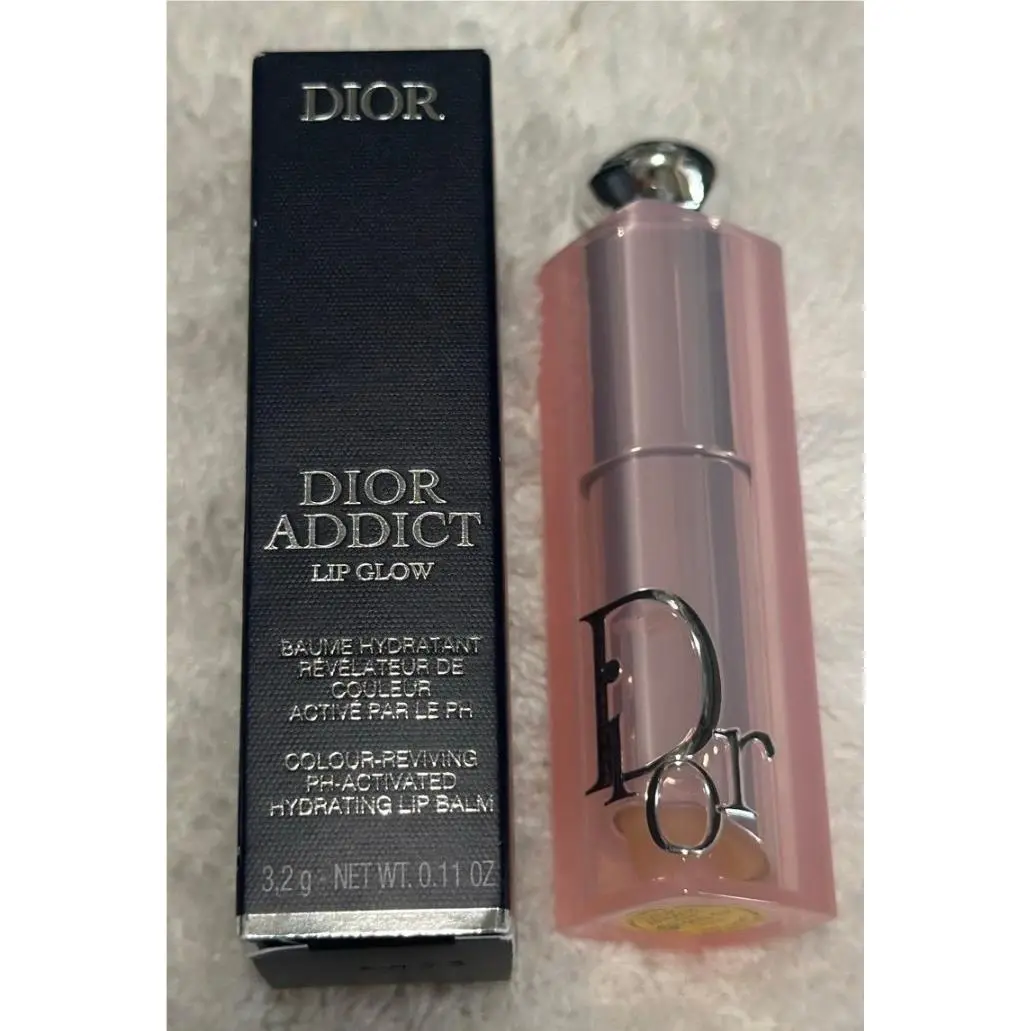 2 Pack Dior Addict Lip Glow PH Activated Hydrating Lip Balm 203 Citrus Full Size