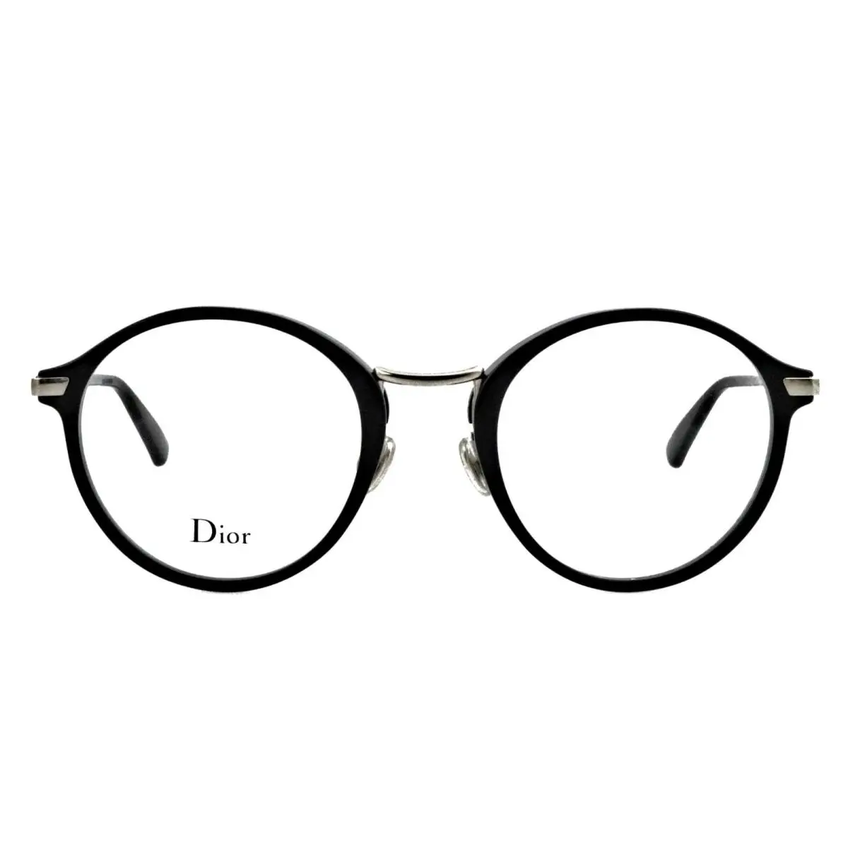Christian Dior Dioressence6 807 49mm Black Round Eyeglasses Italy Unisex