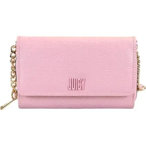Juicy Couture Women’s Chain My Heart Wallet on a String Crossbody Liquorice