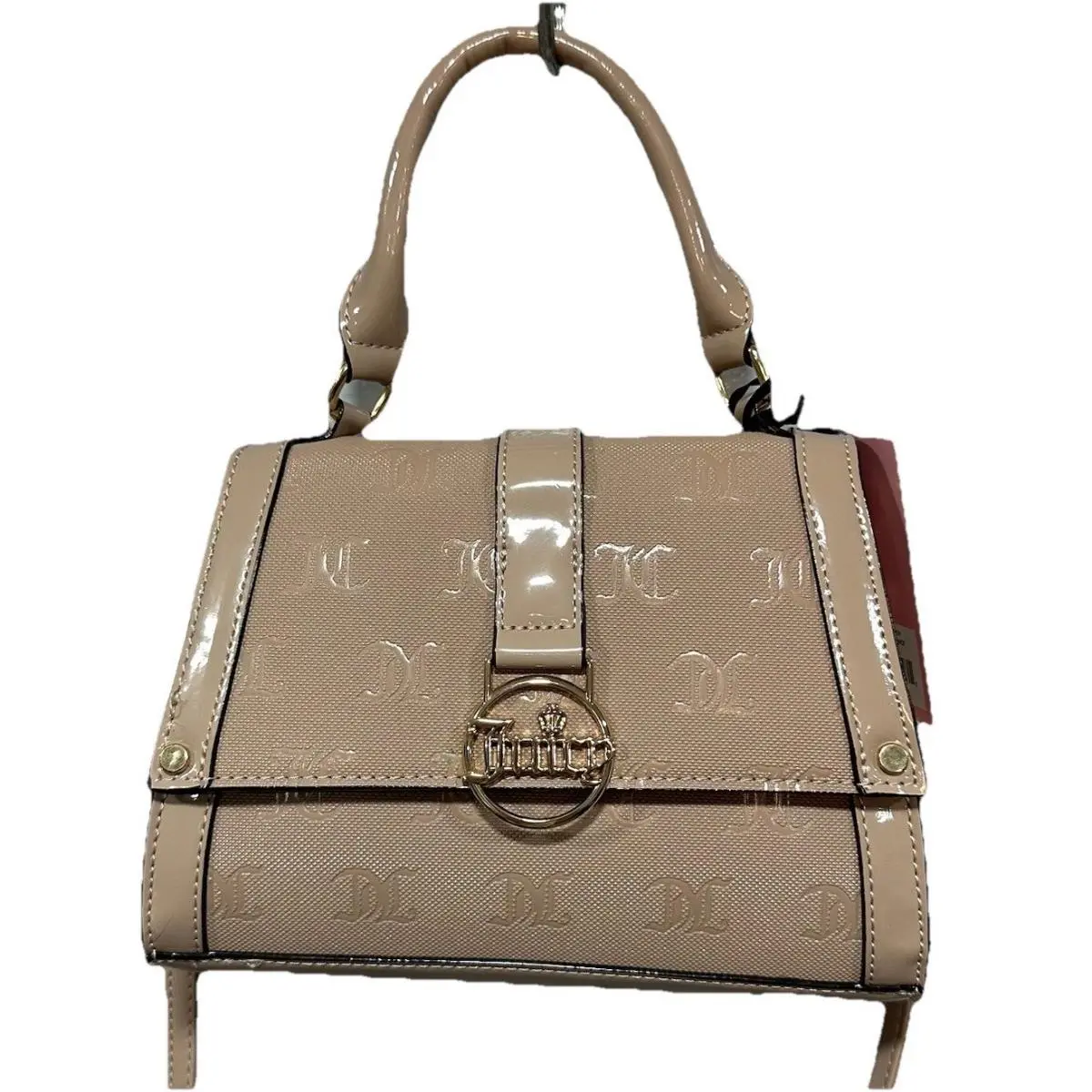 Juicy Couture Shoulder Bag Fancy Flap Xbody Color Cafe Adjustable Straps