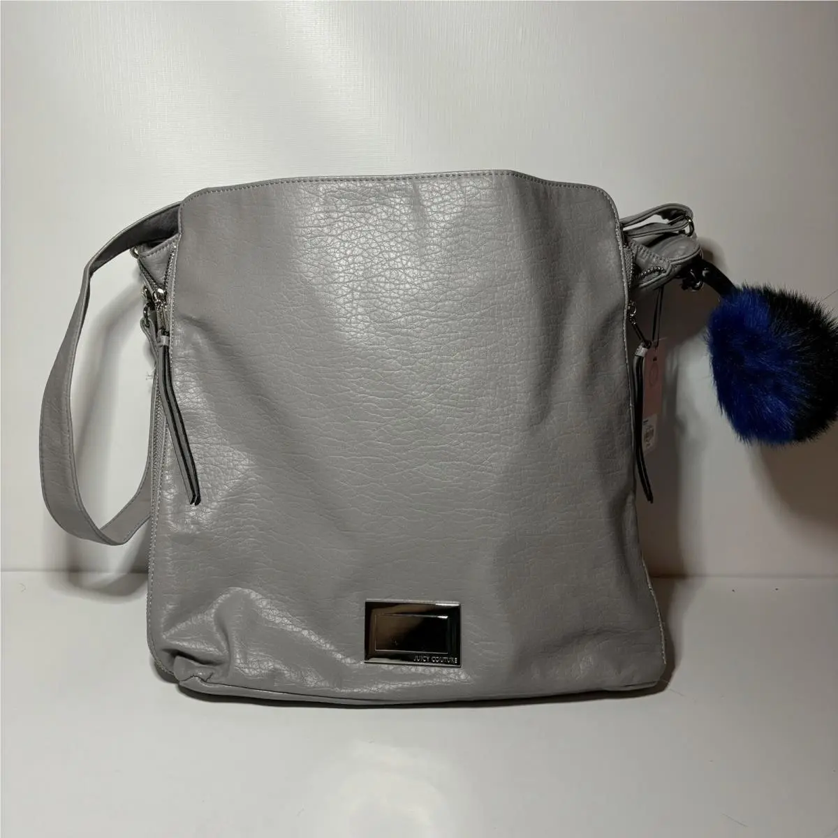 Grey Hobo Tote Silver Hardware by Juicy Couture