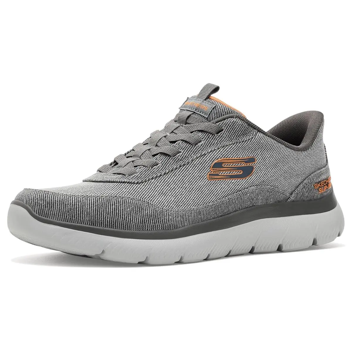 Skechers shoes - Charcoal/Orange 13
