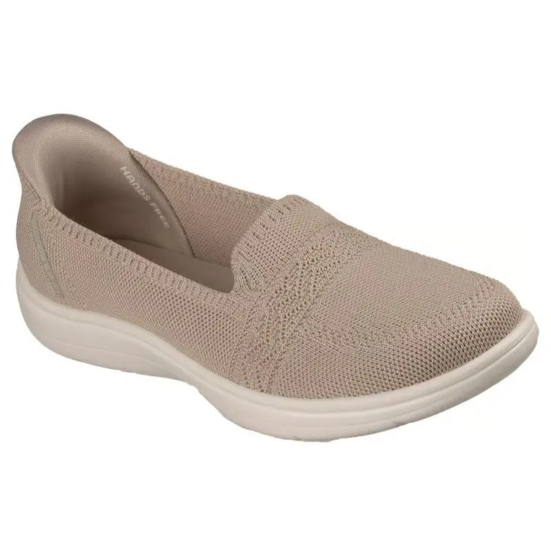 Womens Skechers Slip Ins ON The GO Flex Radiant Sloane Taupe Knit Shoes