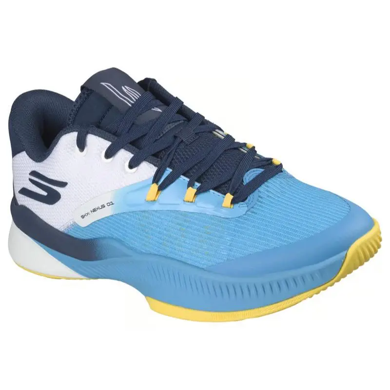 Womens Skechers Skx Nexus Light Blue Navy Mesh Shoes