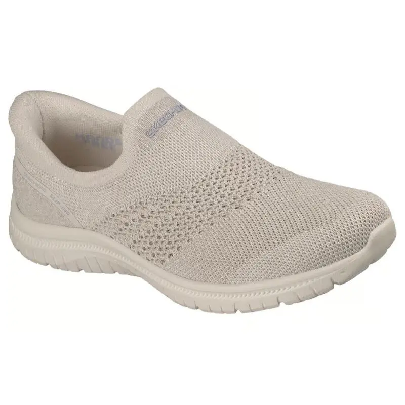 Womens Skechers Slip Ins Virtue Mystic Natural Knit Shoes