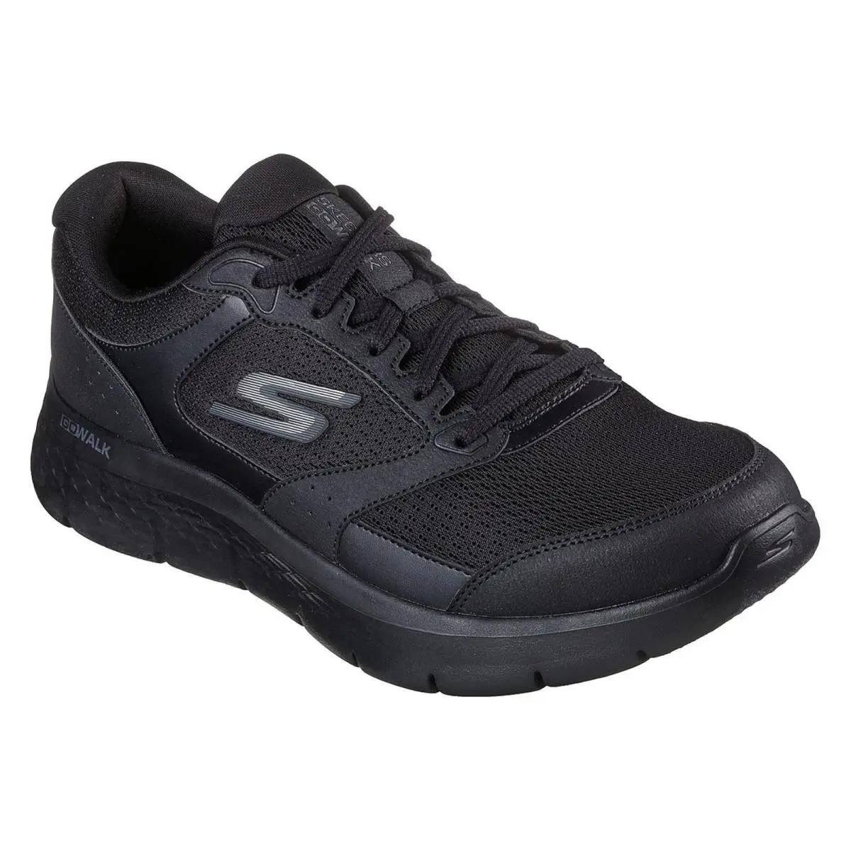 Skechers Gowalk Flex 216480-BBK Sneakers Men`s 10.5 Black Walking Shoes NIN1392 - Black