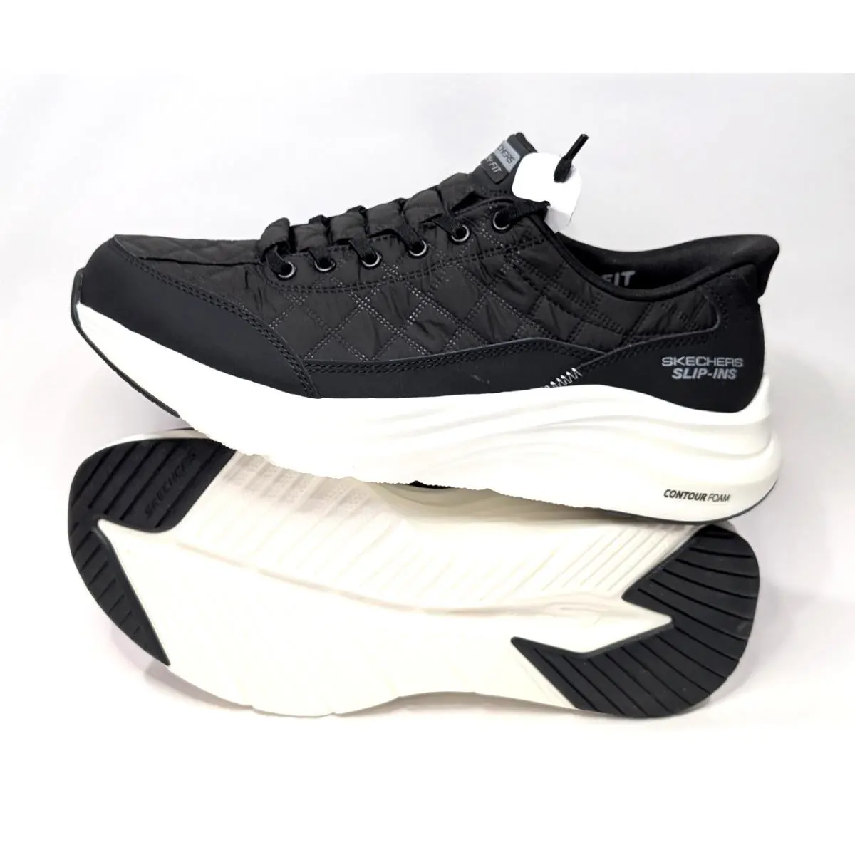 Skechers shoes - Skechers Contour Foam Cozy Fit - 232619W 232619W/BKW 232619 - Black/White 13