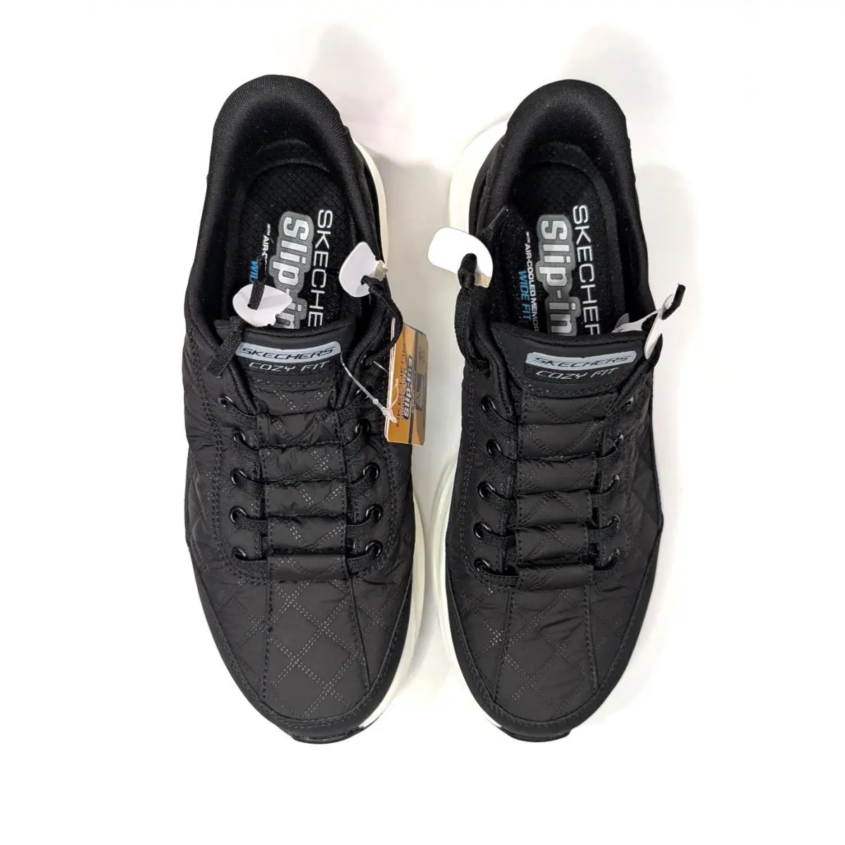 Skechers shoes - Skechers Contour Foam Cozy Fit - 232619W 232619W/BKW 232619 - Black/White 11