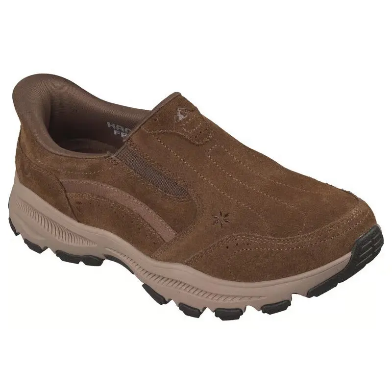 Womens Skechers Slip Ins Alto Rangeley Brown Suede Shoes