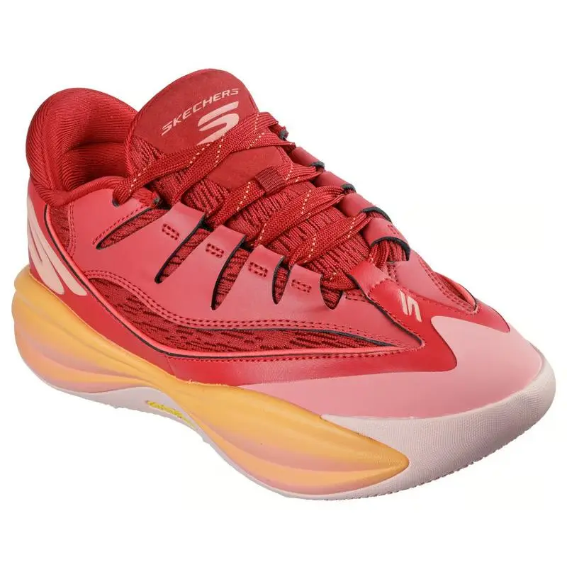 Womens Skechers Skx B-lite Pink Coral Mesh Shoes - Pink