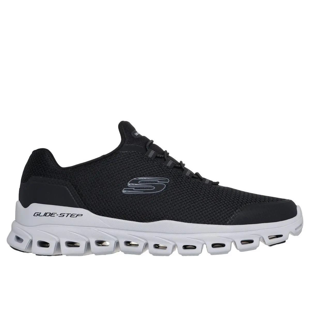 Skechers Men`s Glide-step Noltek Athletic Shoe Black/gray - 233016-BKGY Black/g - BLACK/GRAY