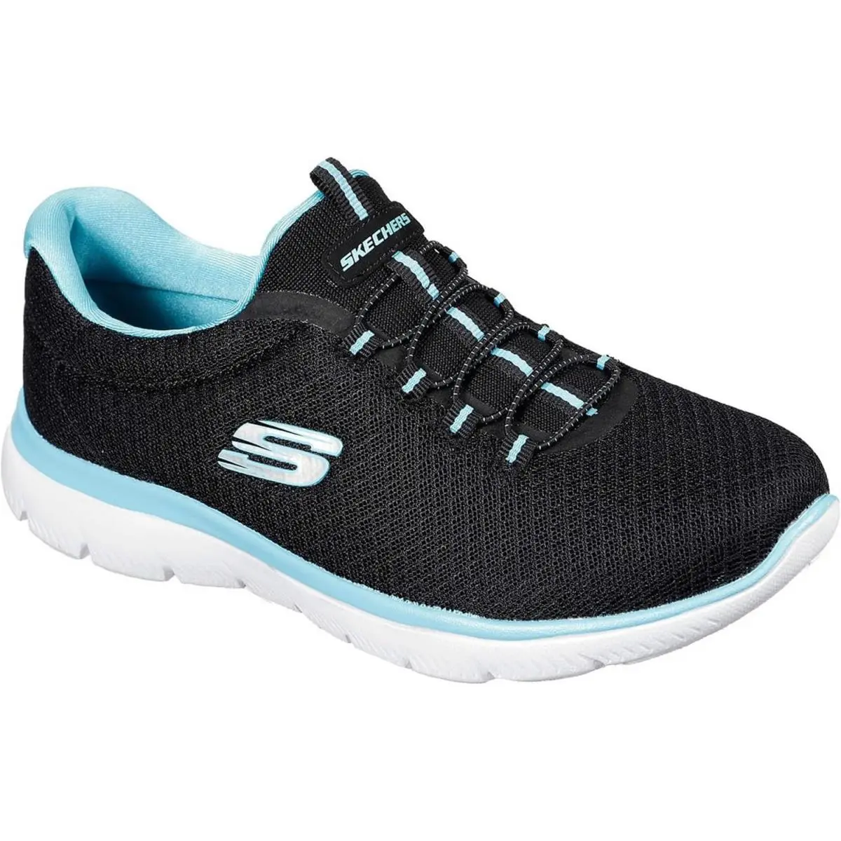 Skechers shoes - 104164 - Black/Aqua 8
