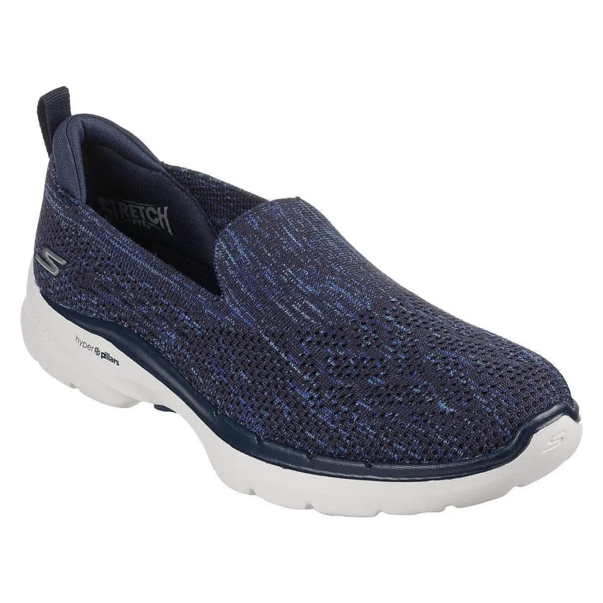 124532 Go Walk Valerie Navy Fabric Skechers Sneakers