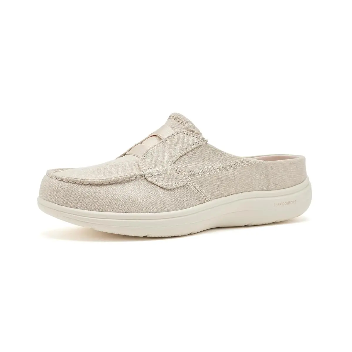 Woman`s Sneakers Athletic Shoes  On-the-go Flex Radiant Boat Mule Natural by Skechers