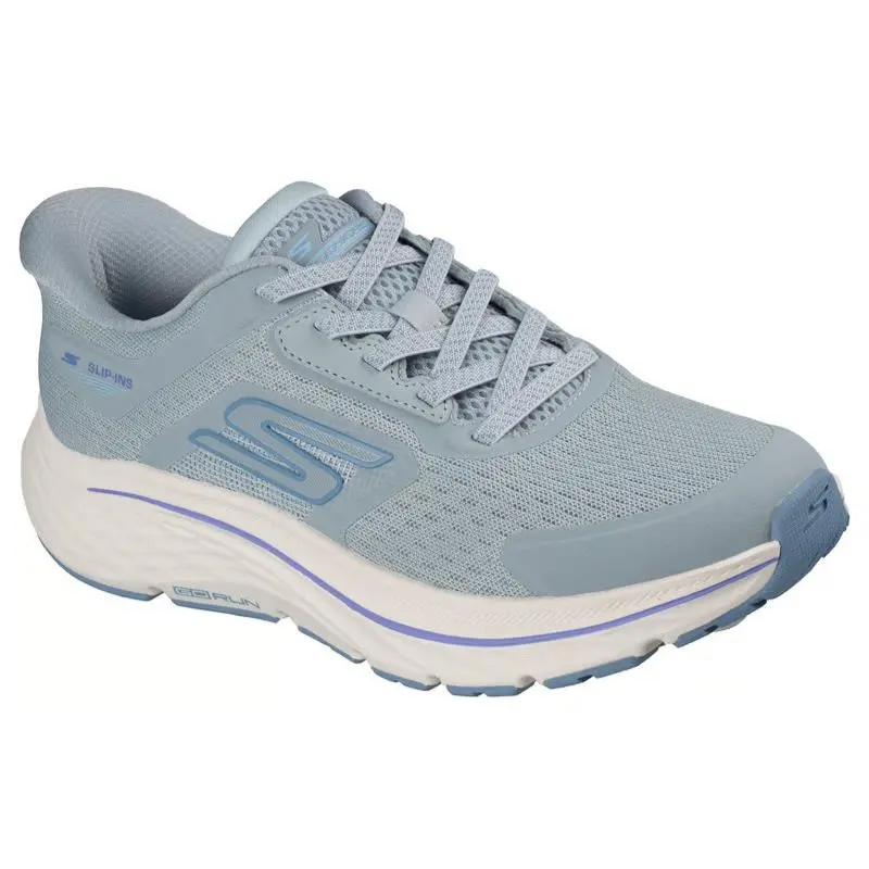 Womens Skechers Slip Ins GO Run Consistent 3 Gray Mesh Shoes