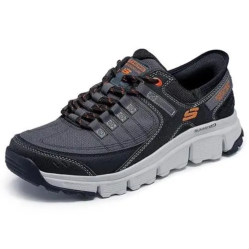 Skechers shoes - GREY/ORANGE 0