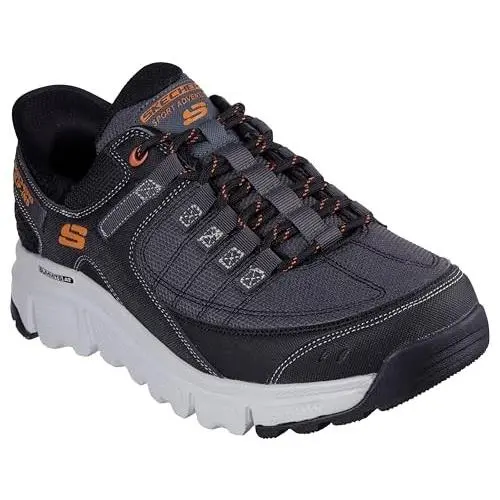Skechers shoes - GREY/ORANGE 4