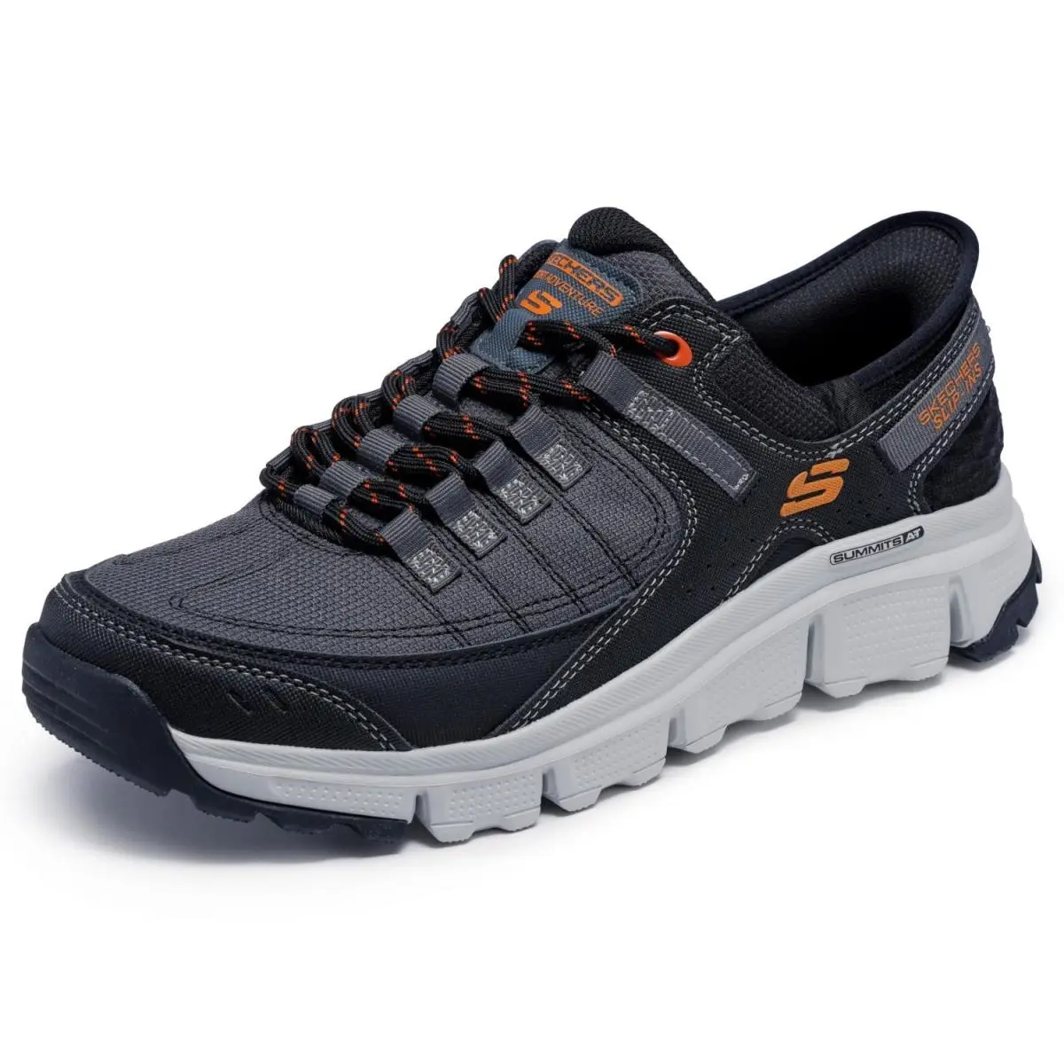 Skechers shoes - GREY/ORANGE 7