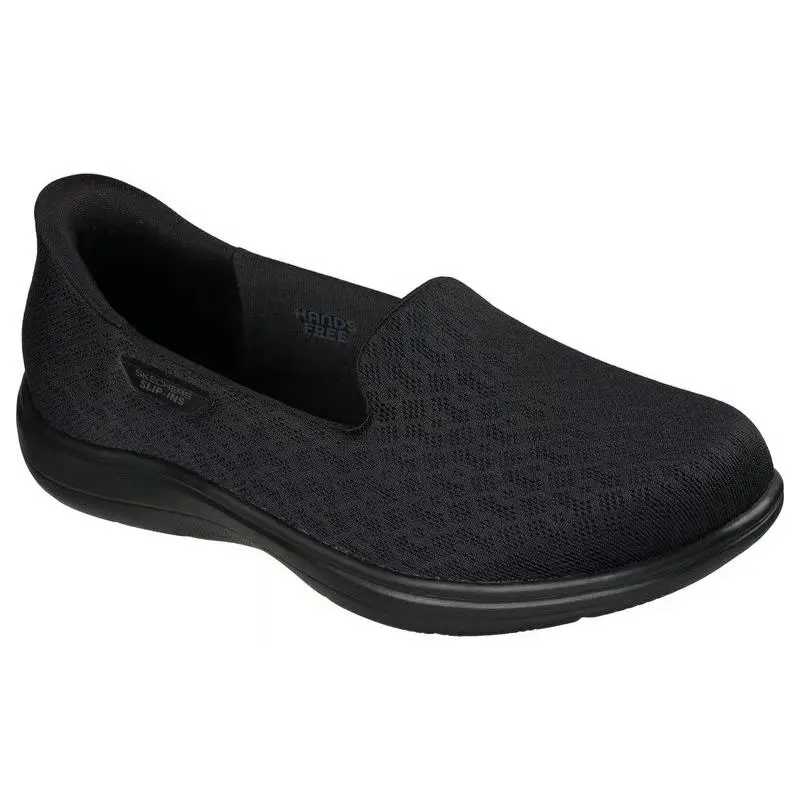 Womens Skechers Slip Ins ON The GO Flex Radiant Misty Black Mesh Shoes