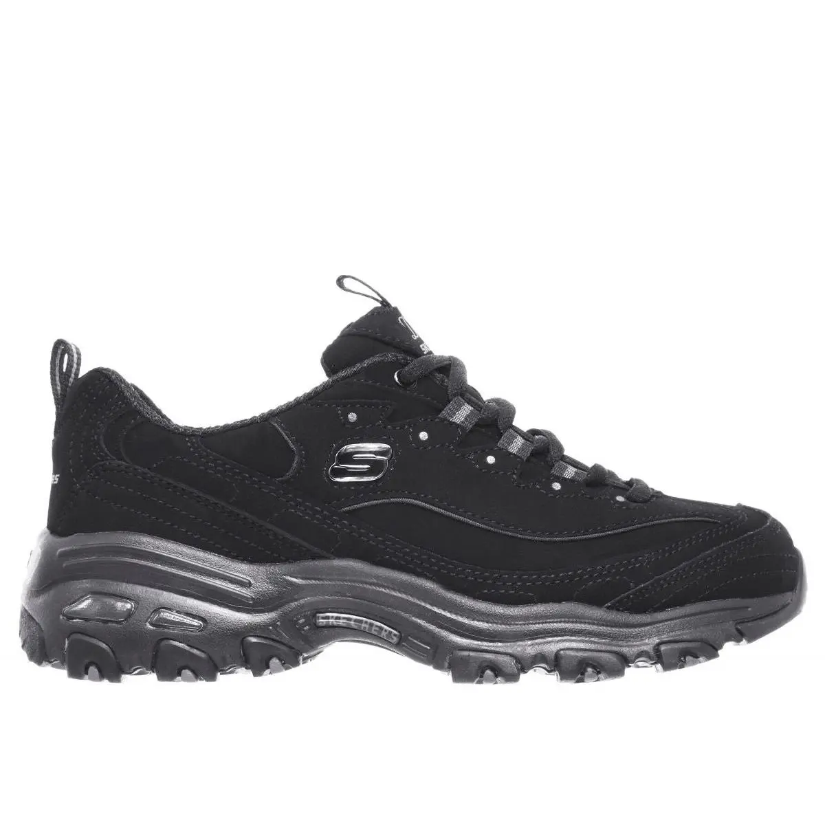 Skechers Women`s D`lites - Play On Sneaker Black - 11949-BBK