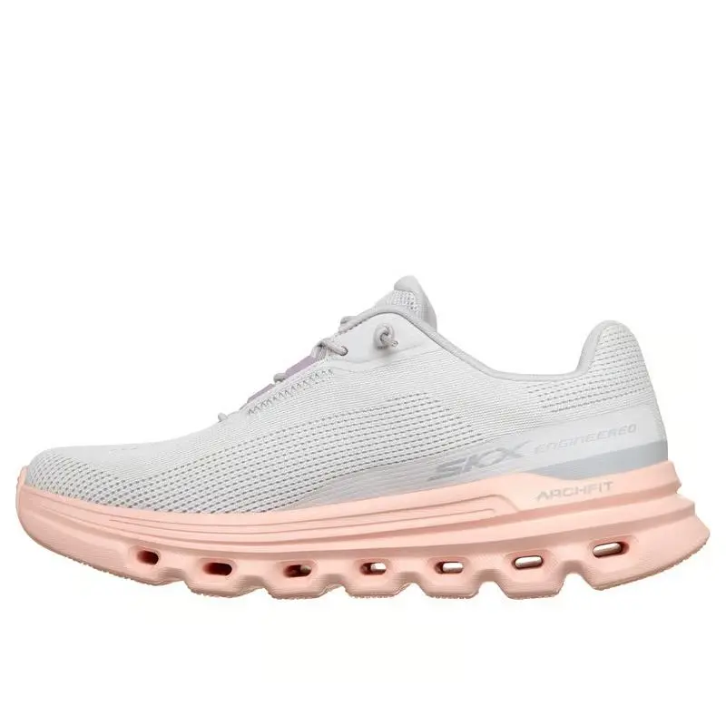 Skechers shoes - GO RUN Glide-Step Arch Fit - Casion - 129802 - Gray Pink 2