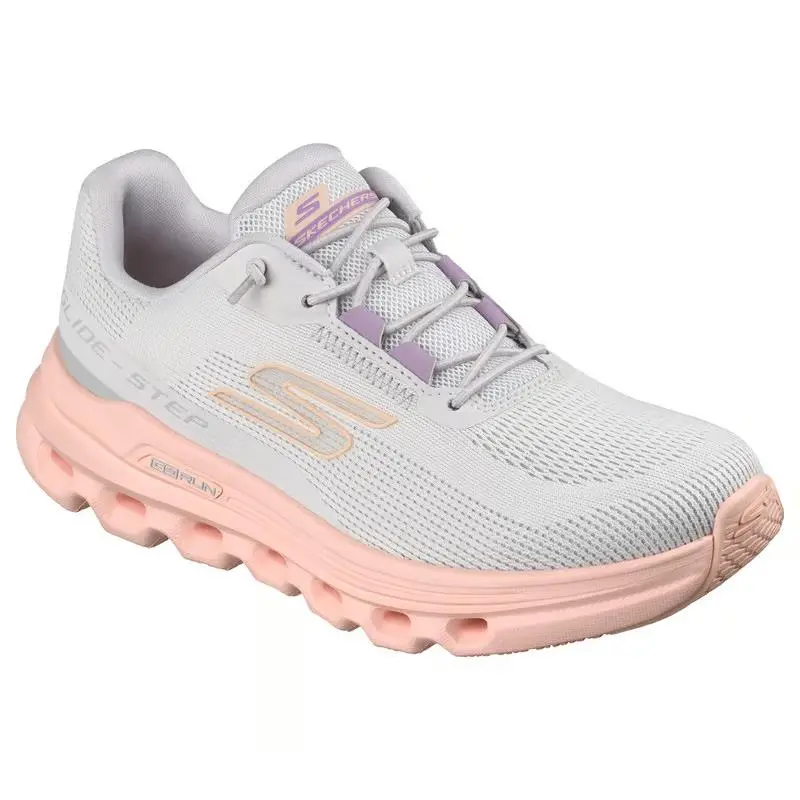 Skechers shoes - GO RUN Glide-Step Arch Fit - Casion - 129802 - Gray Pink 7