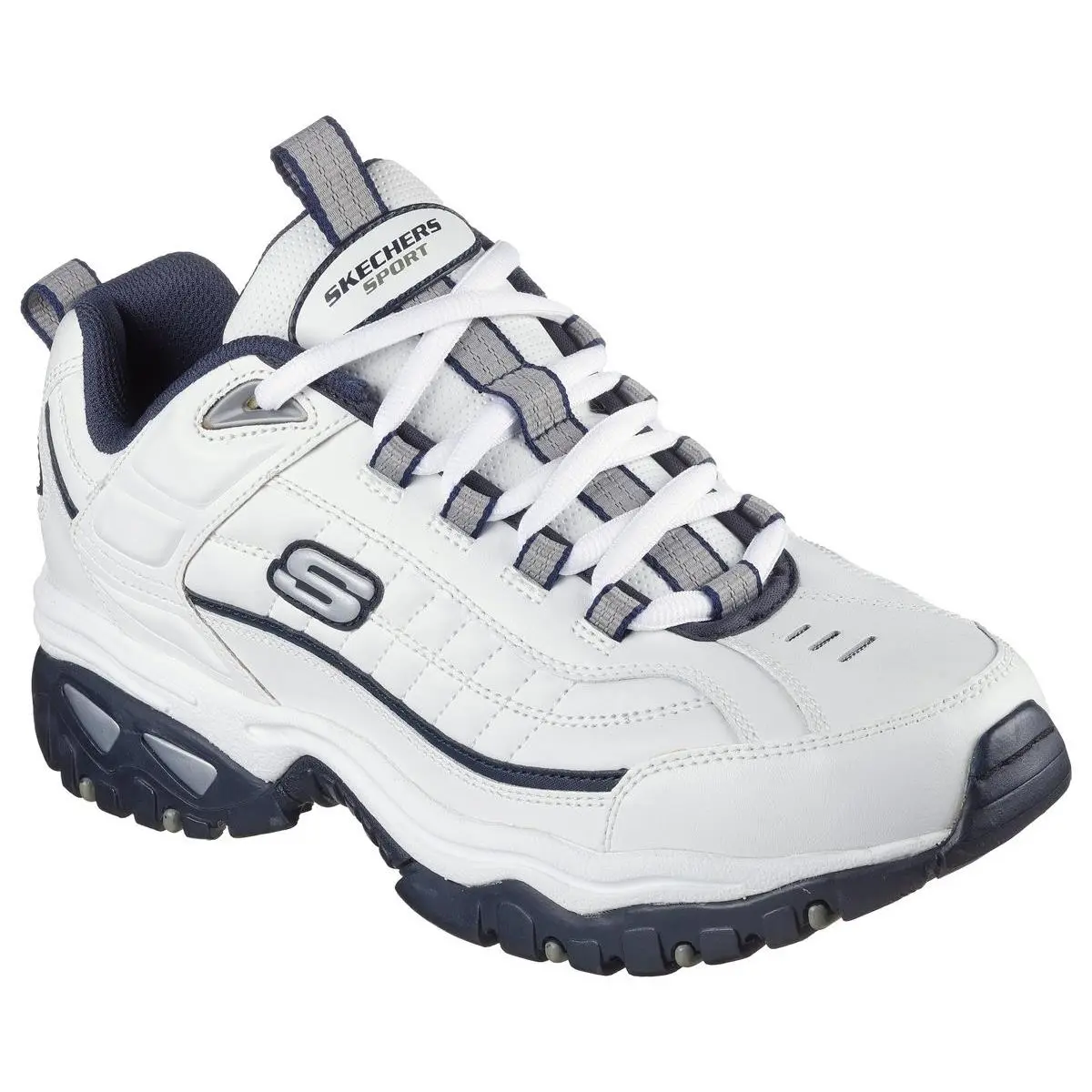 Skechers shoes - WHITE/NAVY 9