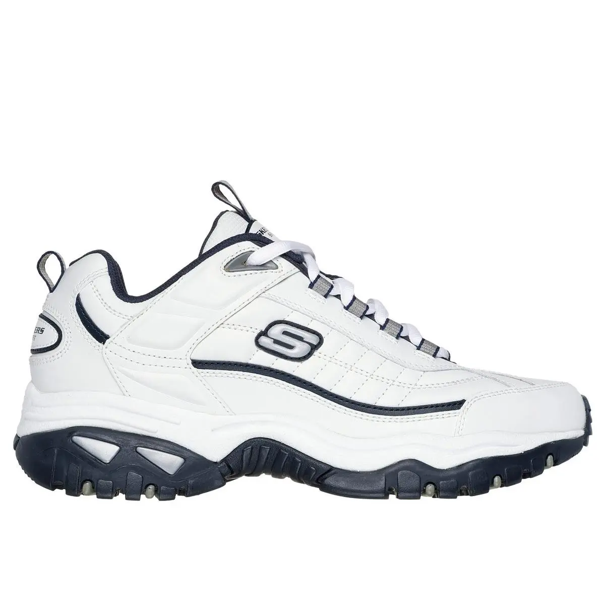Skechers shoes - WHITE/NAVY 5