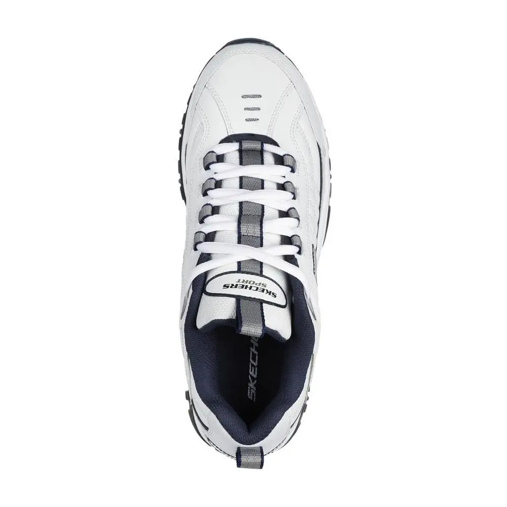 Skechers shoes - WHITE/NAVY 15
